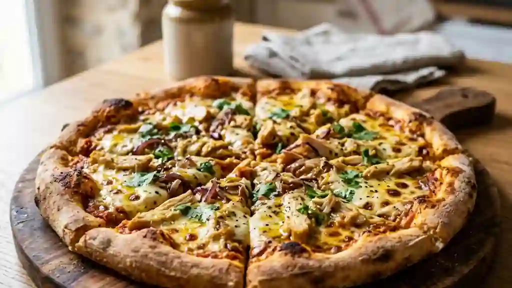Pizza Poulet Curry Intense - Photo de présentation