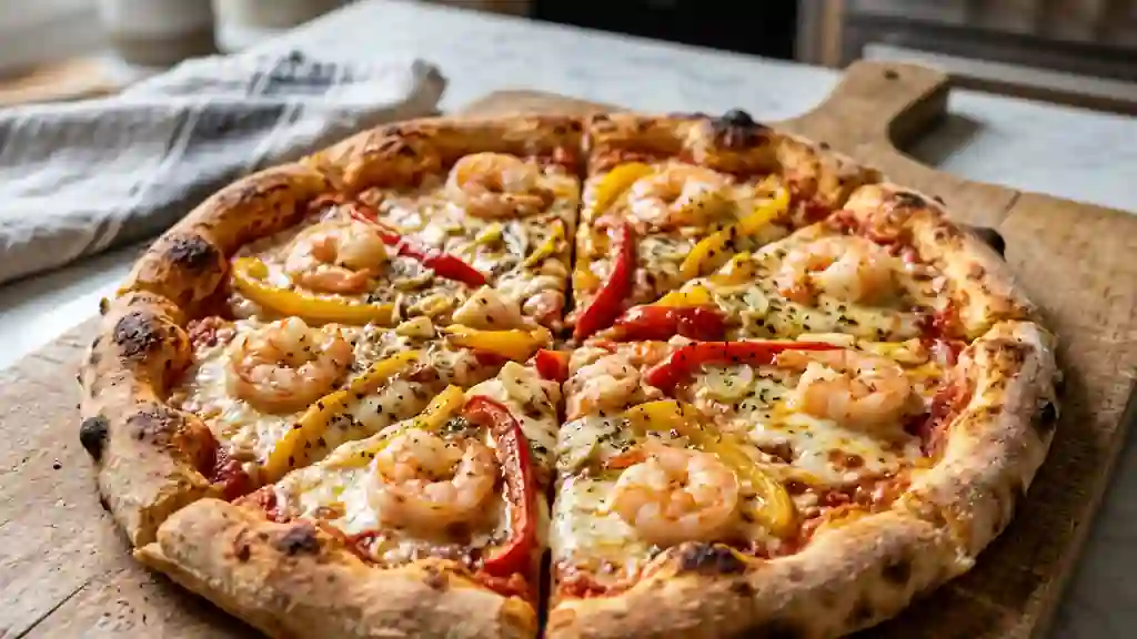 Pizza Marine aux Poivrons Fondants - Photo de présentation