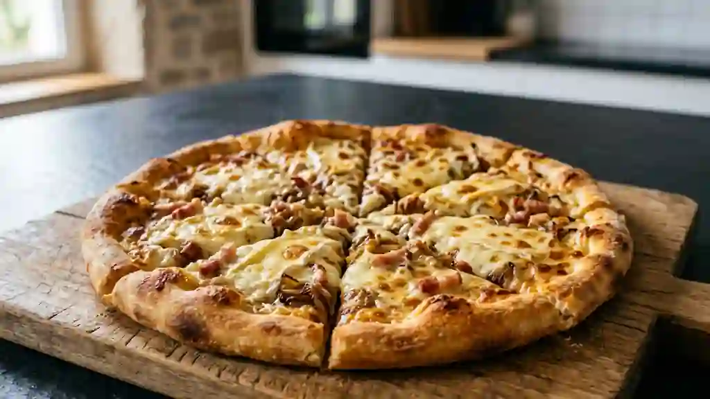 Pizza Tartiflette au Reblochon Fondant - Photo de présentation