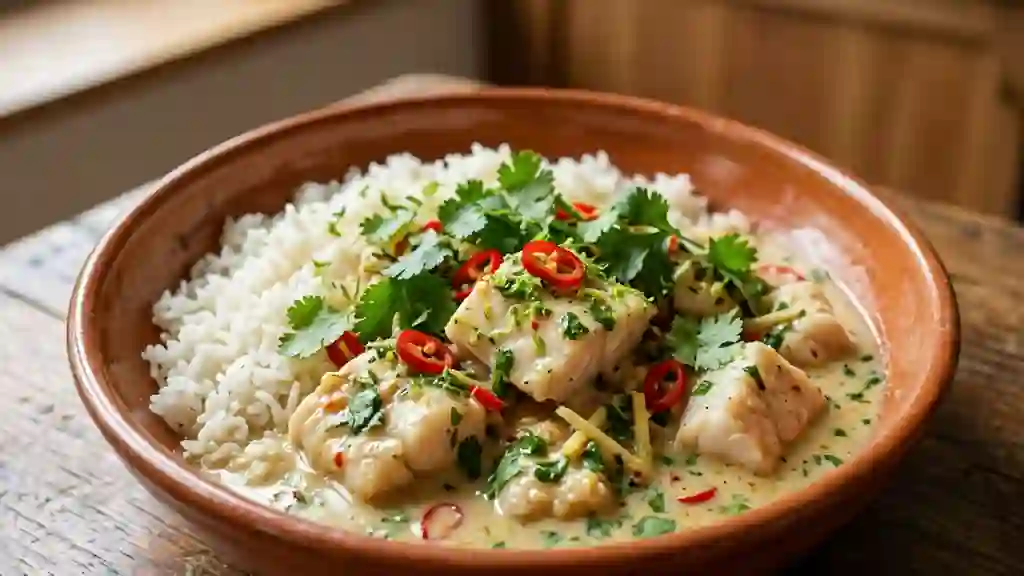 Poisson Fondant au Lait de Coco et Citron Vert - Photo de présentation