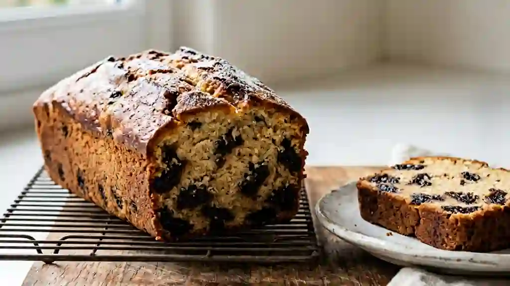 Plum cake moelleux aux pruneaux fondants - Photo de présentation