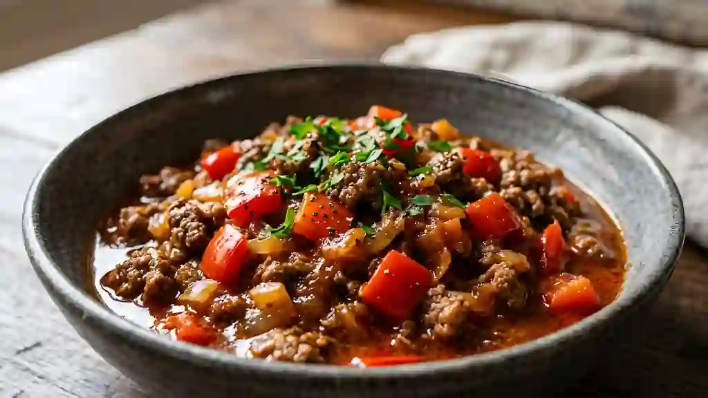 Poêlée de bœuf hongroise au paprika fumé - Photo de présentation