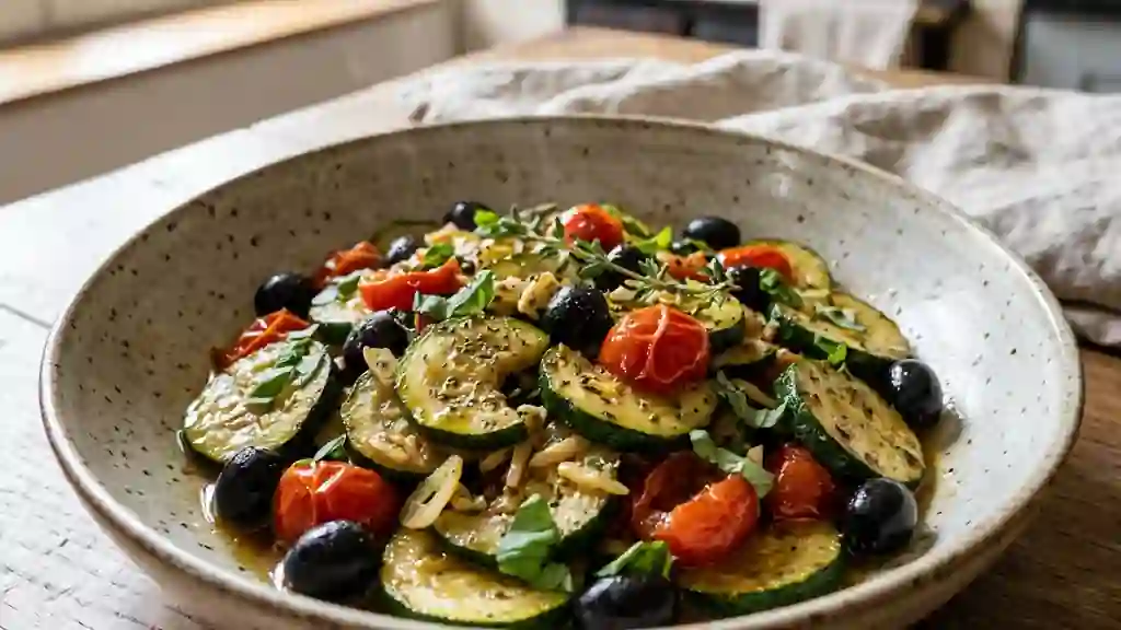 Poêlée provençale de courgettes croquantes - Photo de présentation