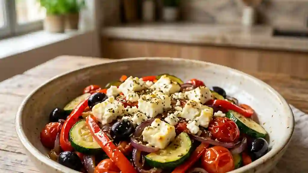 Poêlée Méditerranéenne Croquante à la Feta - Photo de présentation