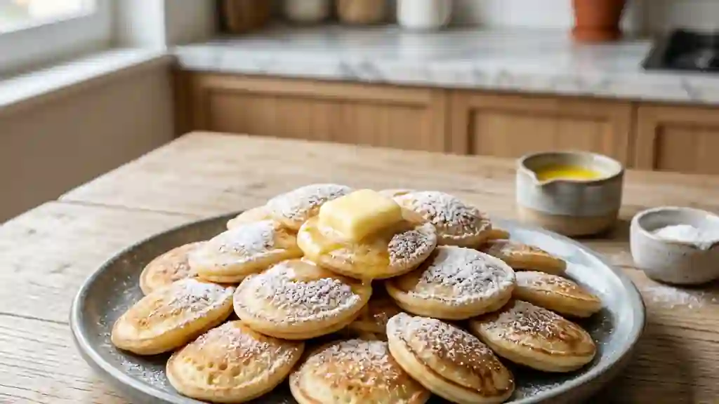 Poffertjes Hollandais Moelleux et Beurrés - Photo de présentation