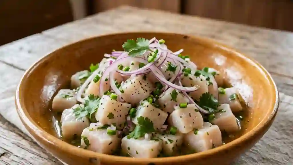 Ceviche mexicain fondant et acidulé - Photo de présentation