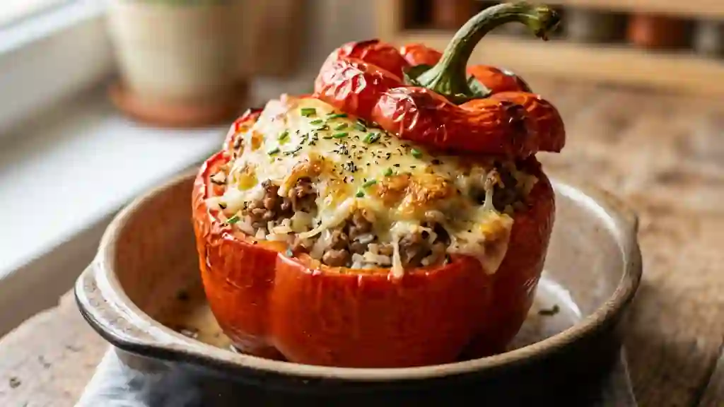 Poivrons Farcis au Comté Fondant - Photo de présentation