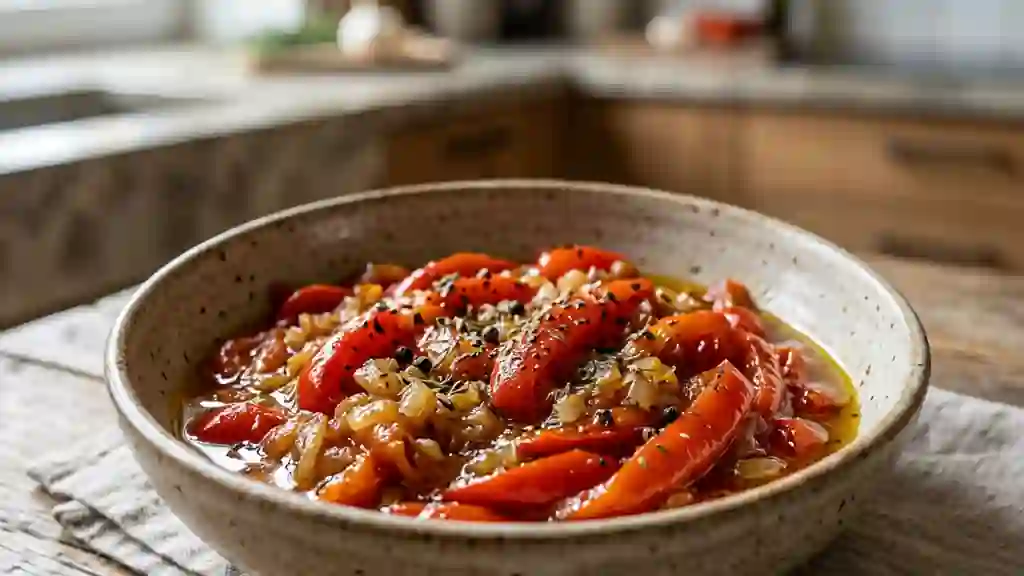 Poivrons Confits à l'Ail et Herbes de Provence - Photo de présentation
