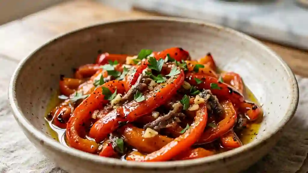 Poivrons Fondants à l'Ail et Anchois - Photo de présentation