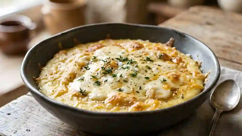 Polenta Crémeuse au Fromage Fondant - Photo de présentation