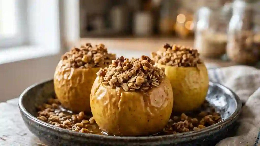 Pommes rôties au crumble croustillant - Photo de présentation