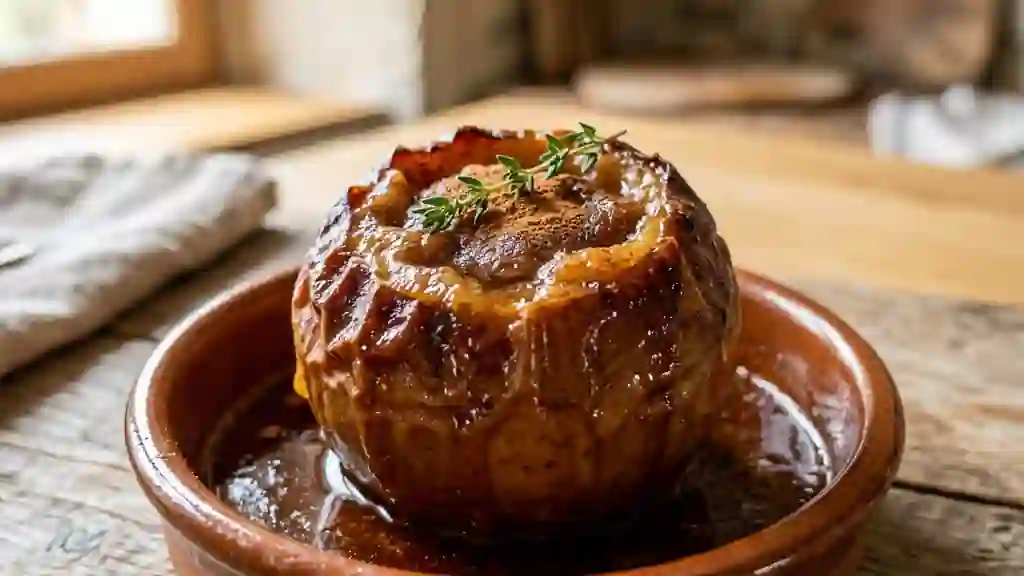 Pommes au four fondantes et caramélisées - Photo de présentation