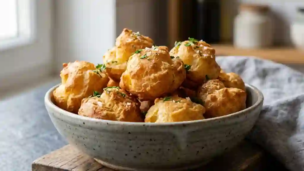 Pommes dauphines croustillantes et aériennes - Photo de présentation