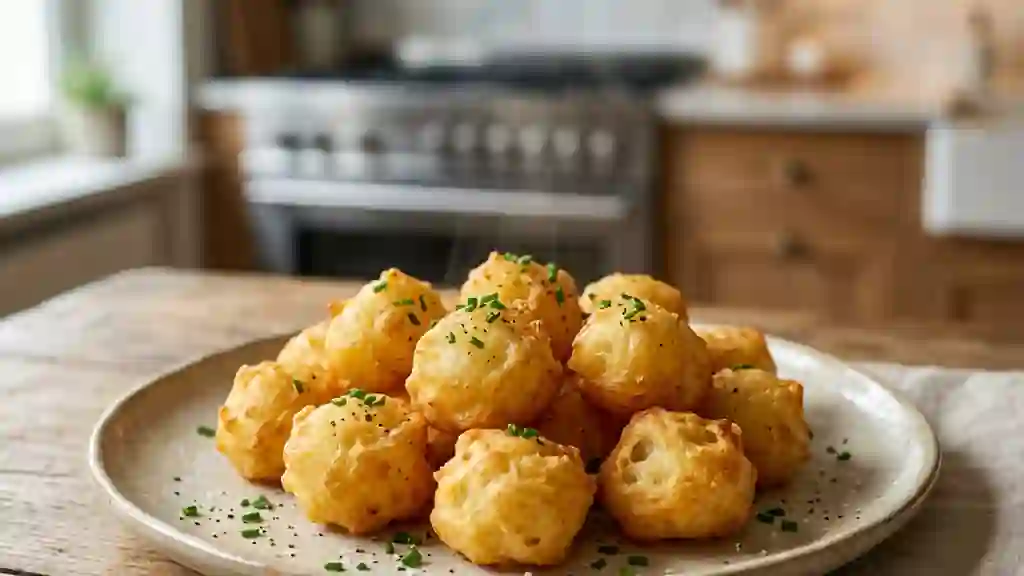 Pommes Dauphines au cœur fondant et aéré - Photo de présentation