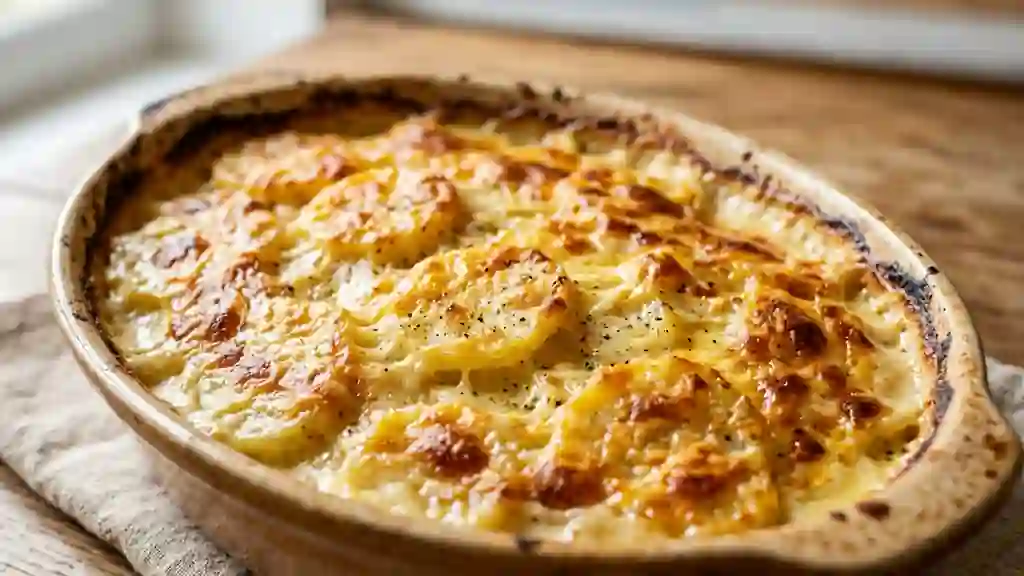 Gratin Picard fondant à la crème et muscade - Photo de présentation