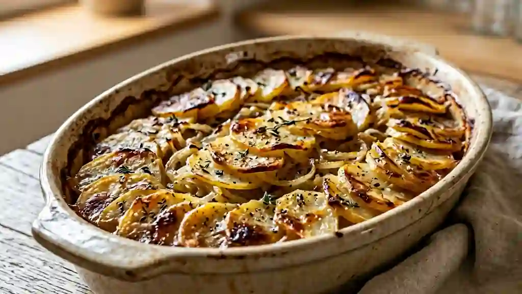 Pommes de terre boulangères fondantes - Photo de présentation