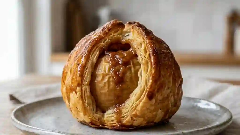 Pommes feuilletées fondantes à la cannelle - Photo de présentation