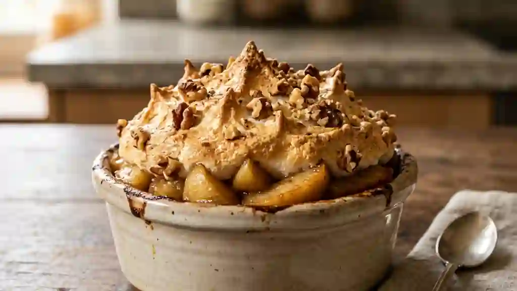Pommes Fondantes sous Meringue Craquante - Photo de présentation