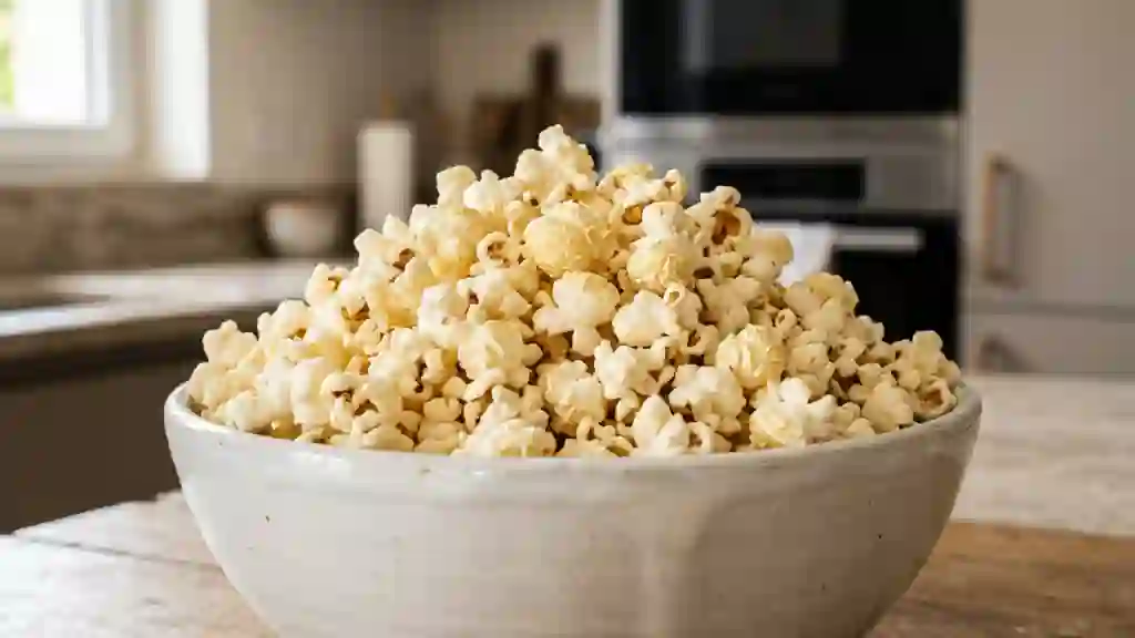 Pop-corn craquant au micro-ondes - Photo de présentation