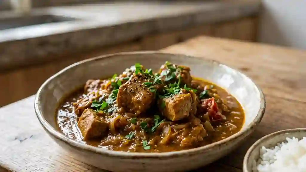 Sauté de porc fondant au massalé et coco - Photo de présentation