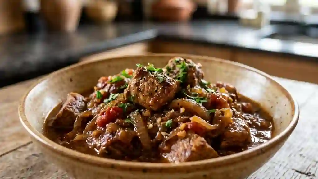 Porc à la cévenole fondant au thym - Photo de présentation