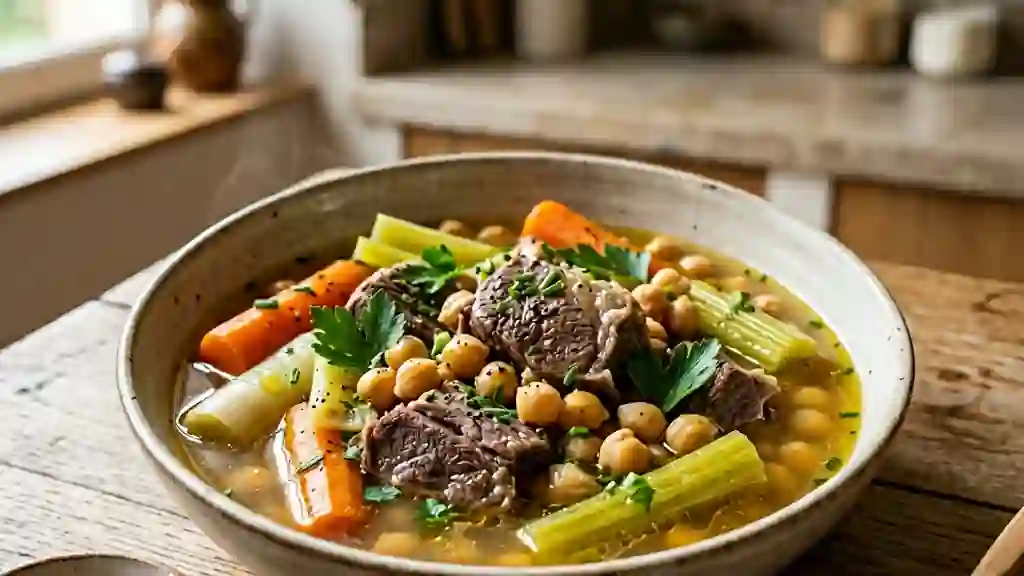 Cocido Fondant au Bœuf et Pois Chiches - Photo de présentation