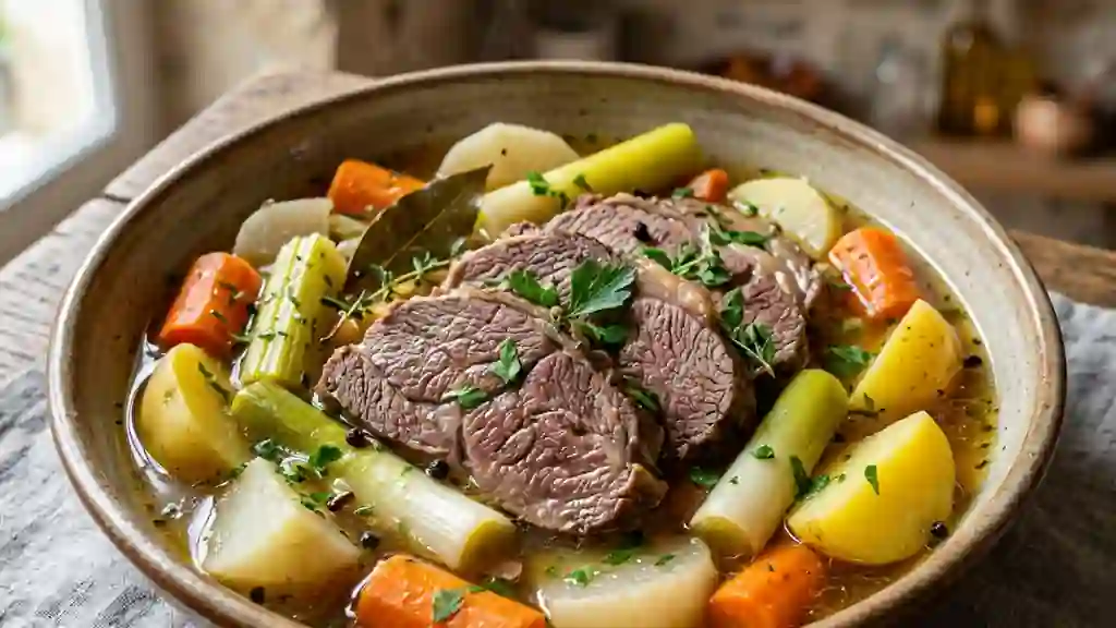 Pot-au-feu bourgeois au paleron fondant - Photo de présentation