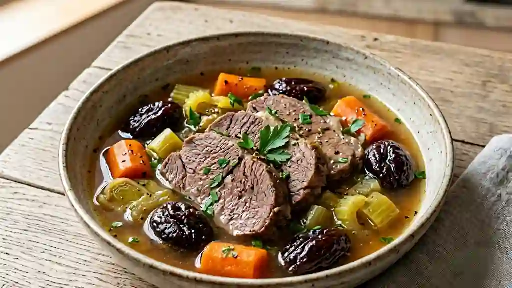 Pot-au-feu breton aux pruneaux fondants - Photo de présentation