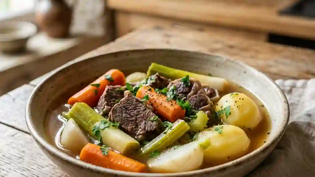 Pot-au-feu Madrilène à la viande fondante - Photo de présentation
