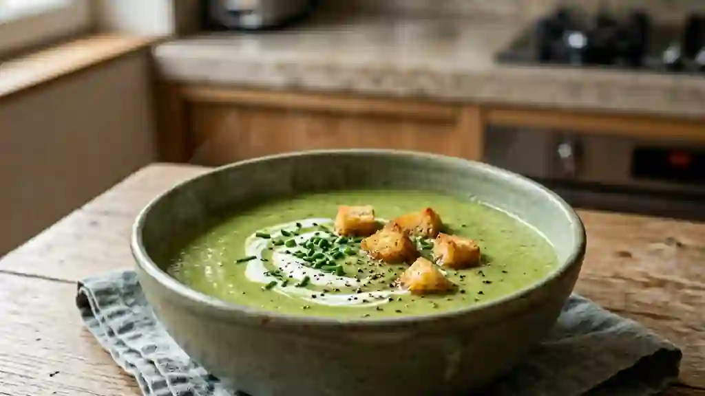 Velouté de laitue onctueux et fondant - Photo de présentation