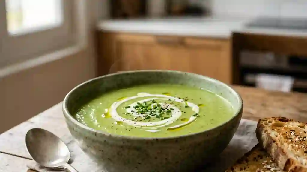 Velouté de laitue onctueux et léger - Photo de présentation