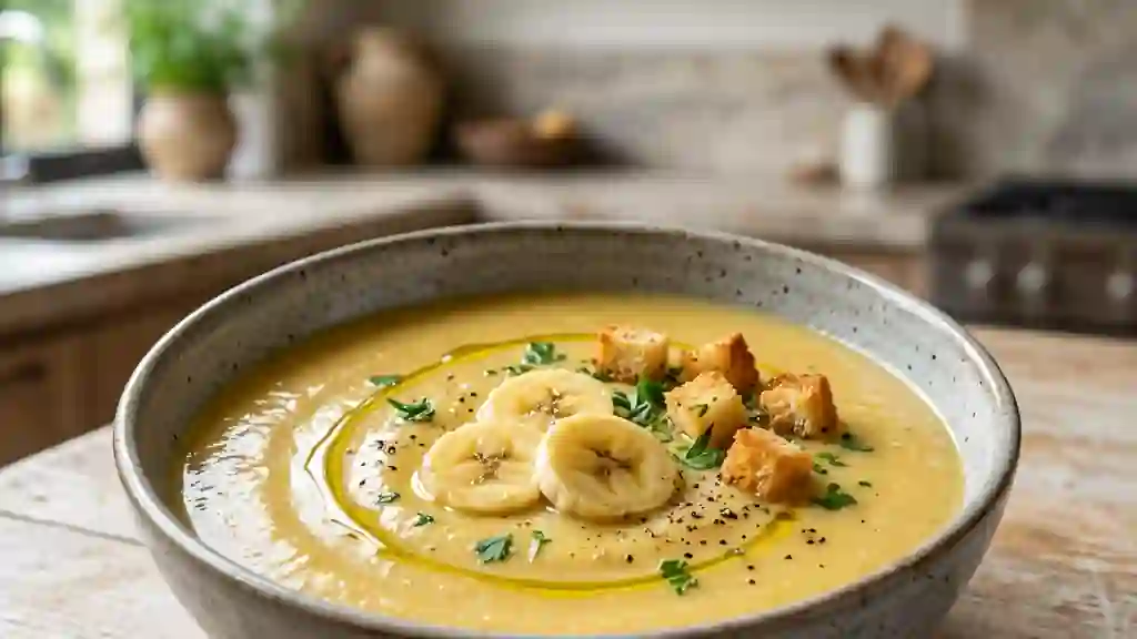 Velouté de banane onctueux à la brésilienne - Photo de présentation