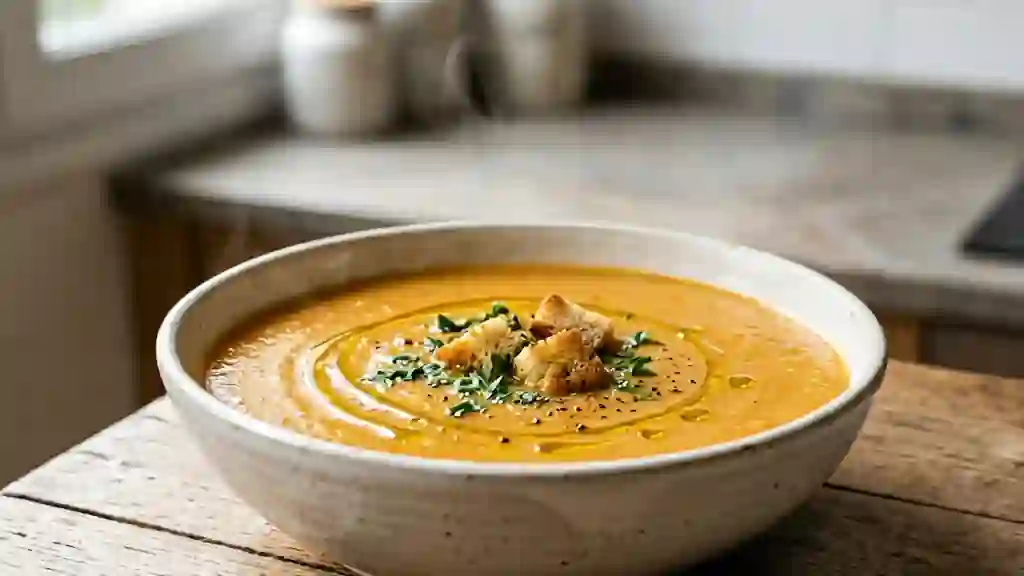 Velouté de légumes du jardin onctueux - Photo de présentation