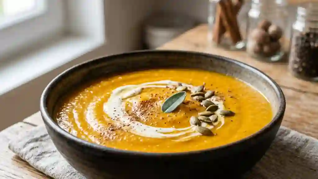 Velouté de Butternut Épicé et Soyeux - Photo de présentation