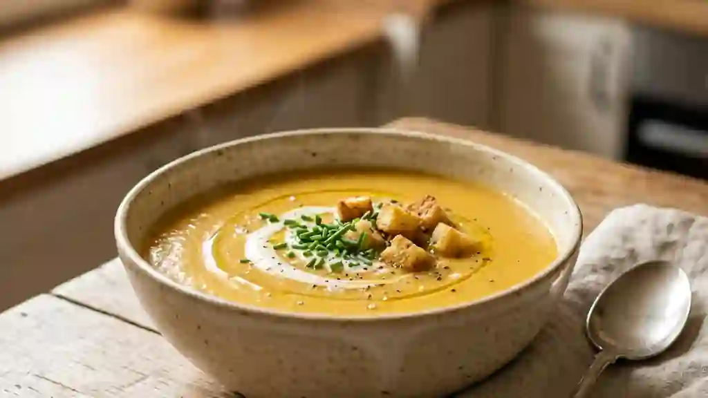 Velouté soyeux carotte et poire - Photo de présentation