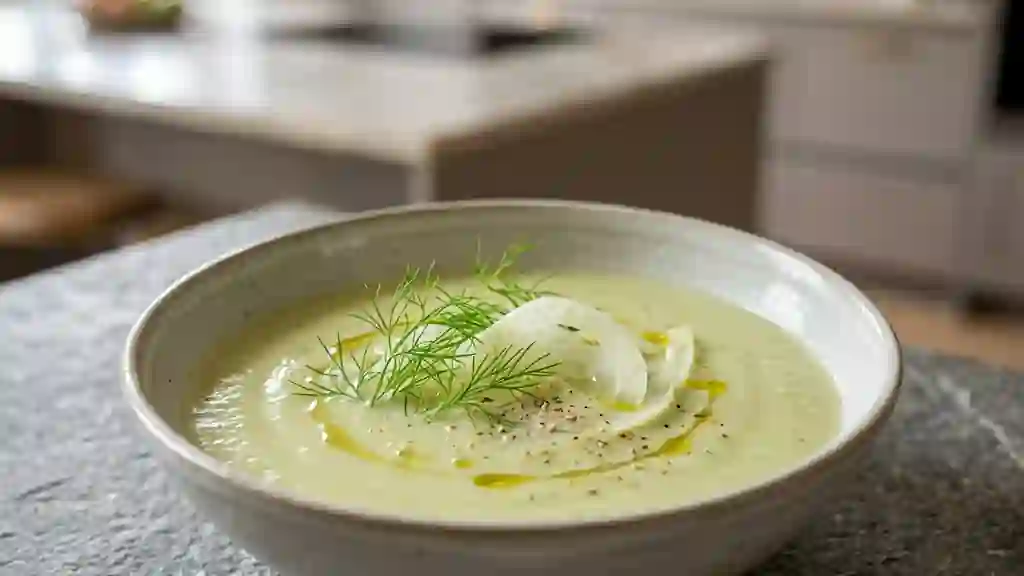 Velouté Glacé au Fenouil et Poivre Blanc - Photo de présentation