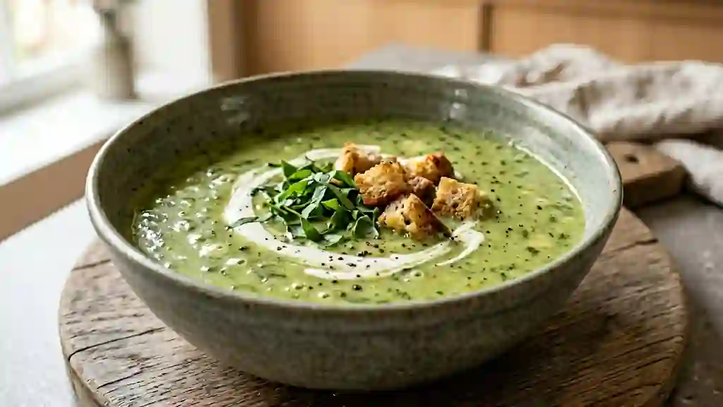 Velouté d’oseille à la crème onctueux - Photo de présentation