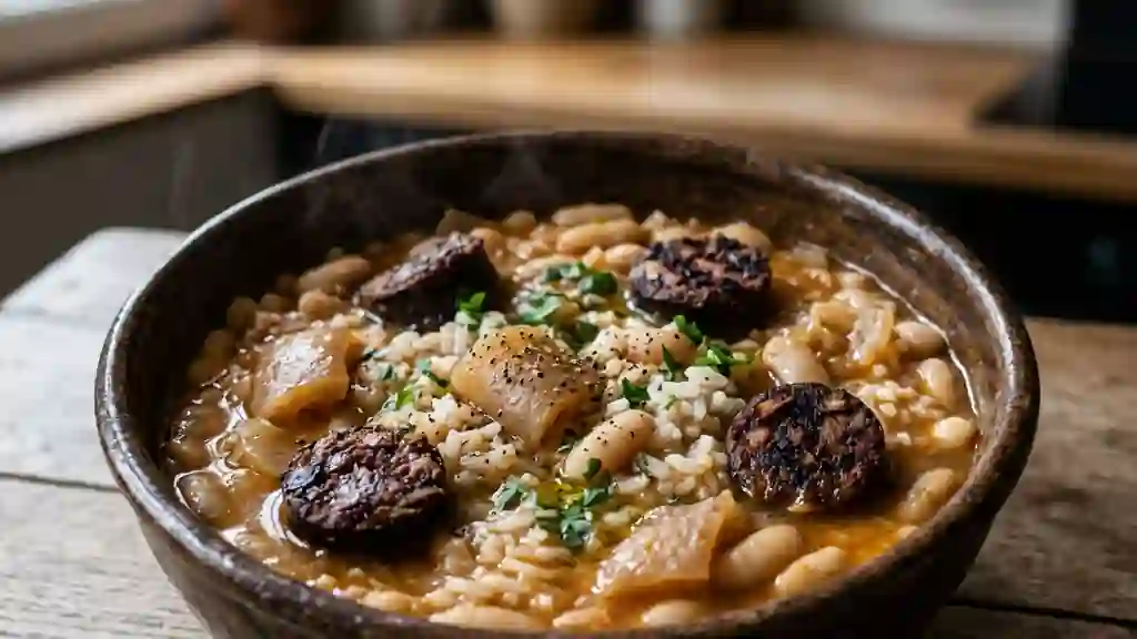 Potaje Espagnol Fondant au Boudin et Paprika - Photo de présentation