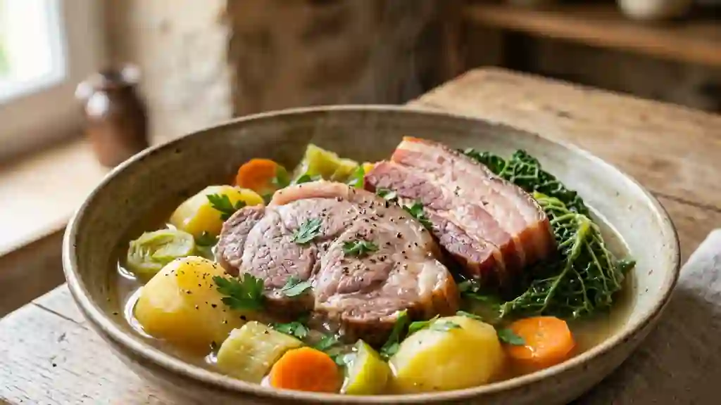 Potée du Limousin : Cochon Fondant et Chou Braisé - Photo de présentation
