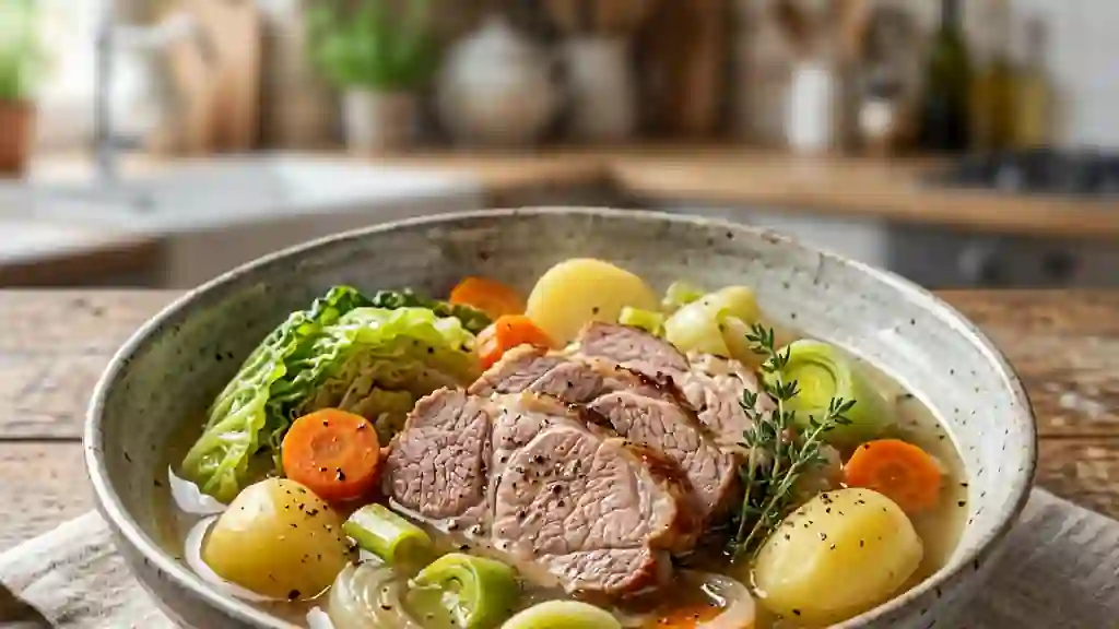 Potée lorraine fondante au chou - Photo de présentation