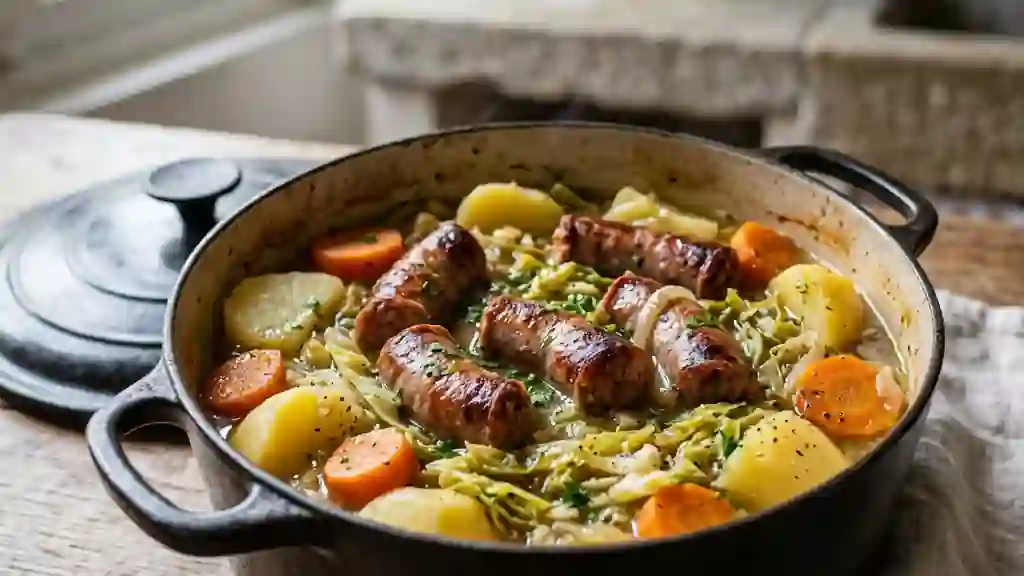 Potée de Diots au Chou et Vin Blanc - Photo de présentation