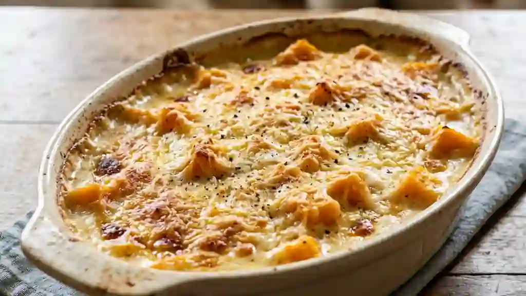Potiron fondant et sa béchamel gratinée - Photo de présentation