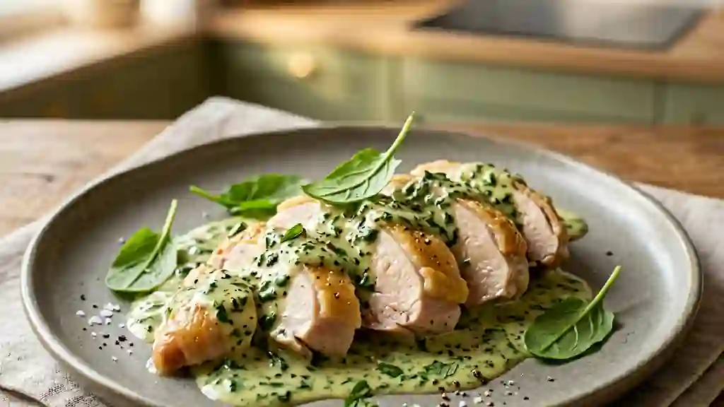 Poularde fondante à l'oseille acidulée - Photo de présentation