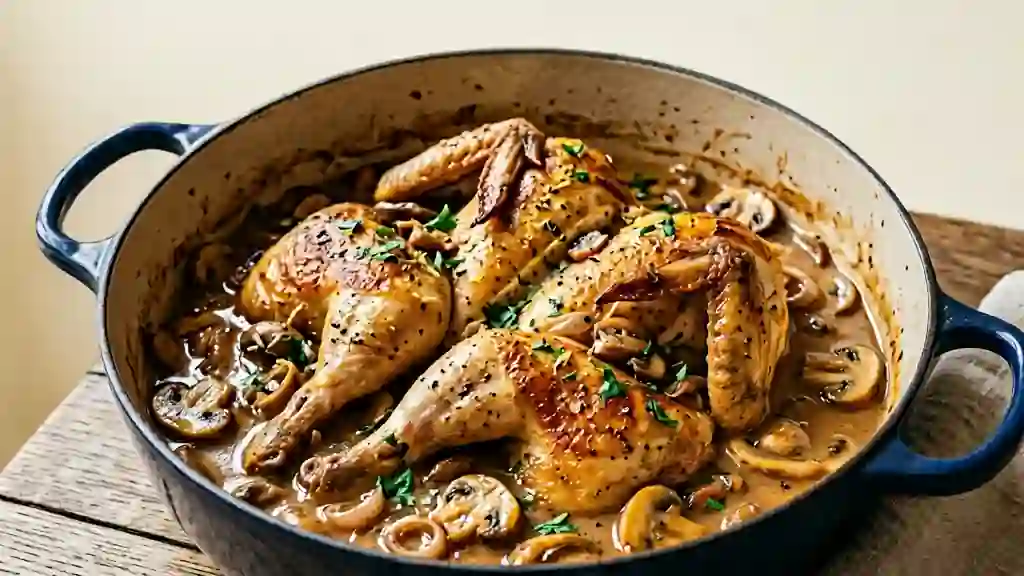 Poularde rôtie au porto et citron acidulé - Photo de présentation