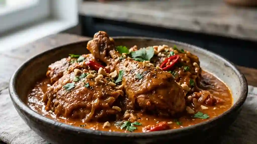 Poulet à la moambé onctueux et épicé - Photo de présentation