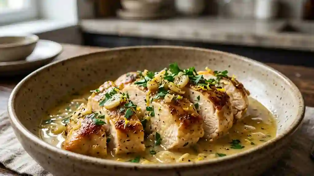 Poulet au Citron Libanais : Fondant et Acidulé - Photo de présentation
