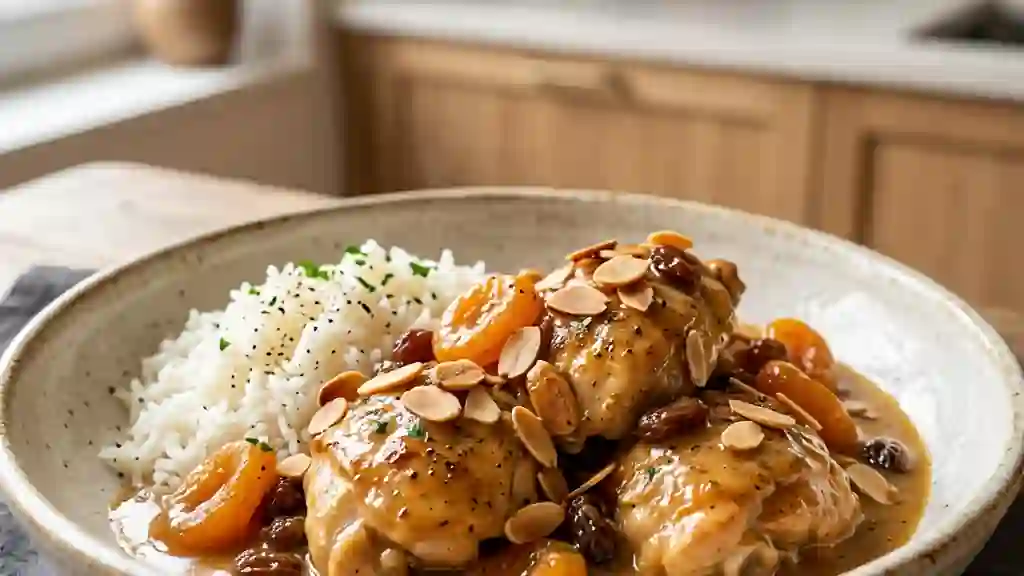 Poulet au cognac et fruits secs ultra-moelleux - Photo de présentation