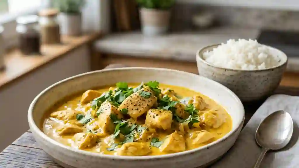 Curry de Poulet Fondant au Lait de Coco - Photo de présentation