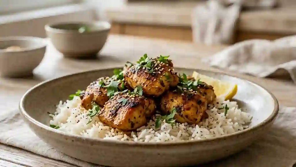 Poulet Fondant aux Épices Orientales - Photo de présentation