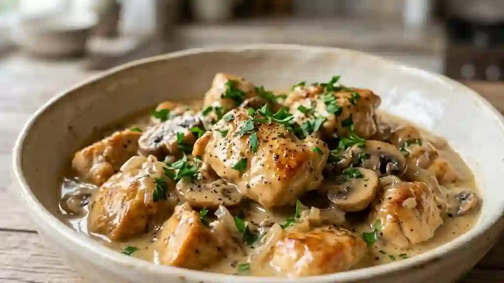 Poulet Célestine Crémeux à la Moutarde - Photo de présentation